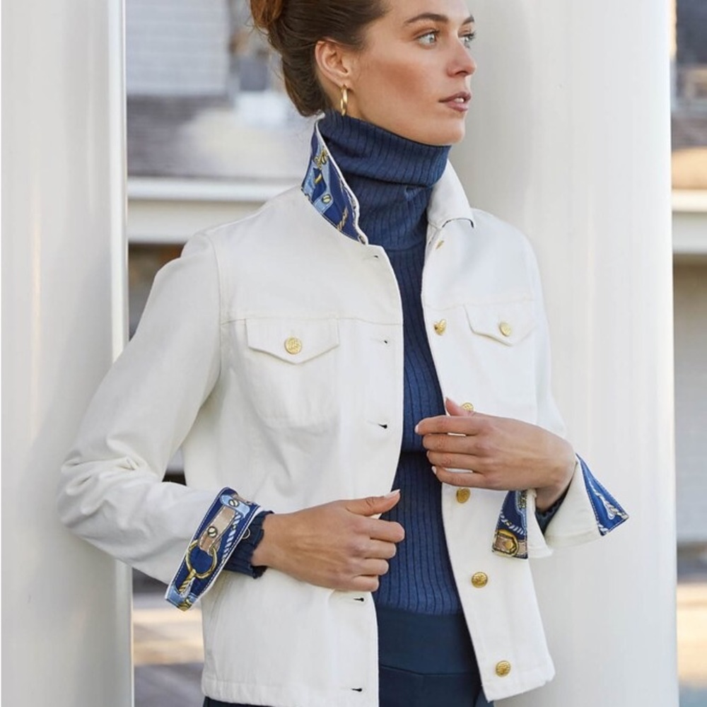 J. McLaughlin Colby Jean Jacket NWT